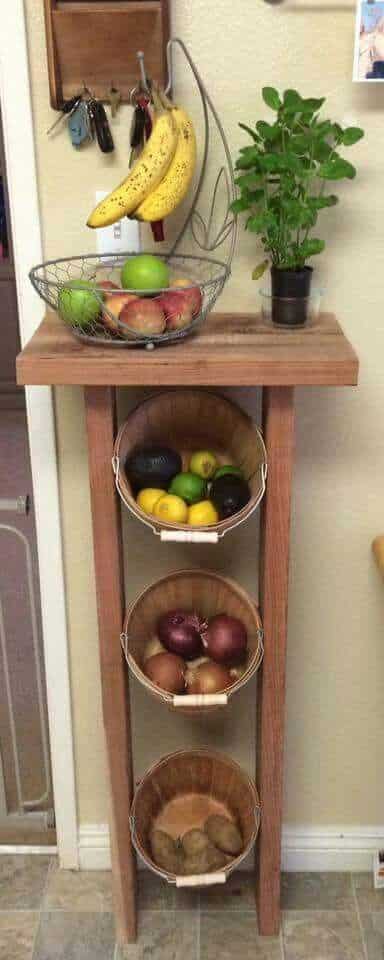 15+ Ideas Geniales de Almacenamiento de Frutas que Te Encantará !