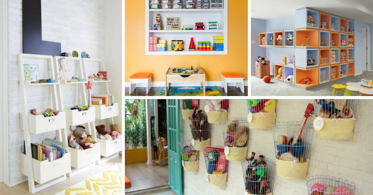 20+ Mejores Ideas de Almacenamiento de Juguetes que los Niños Amarán Almacenamiento Juguetes Ideas
