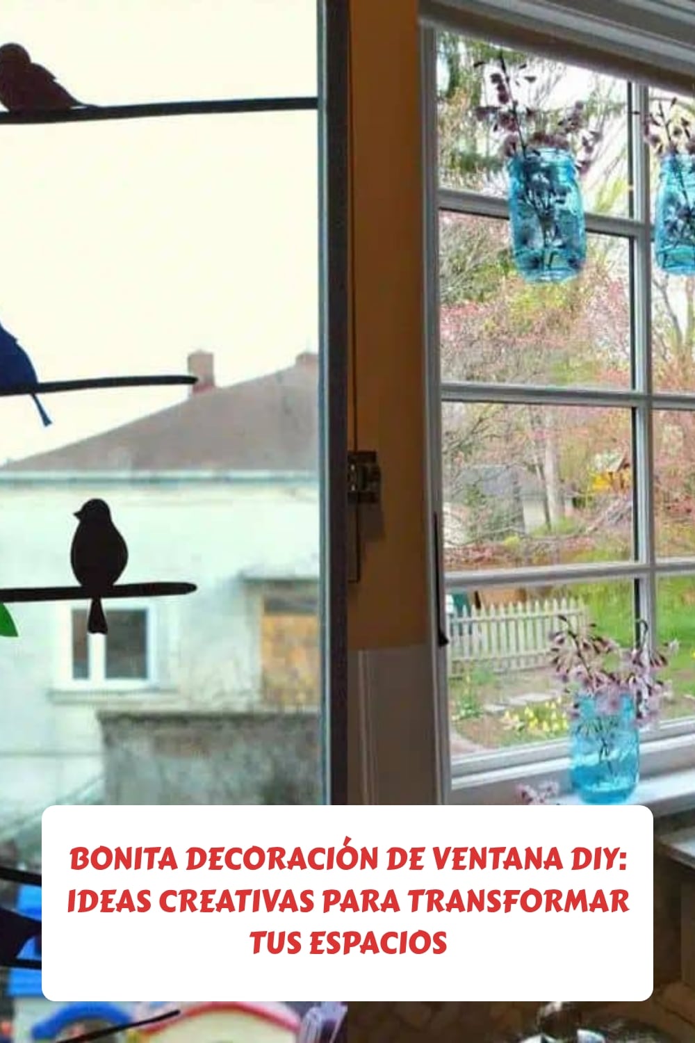 Bonita decoracion de ventana DIY Ideas creativas para transformar tus espacios generated pin 12693