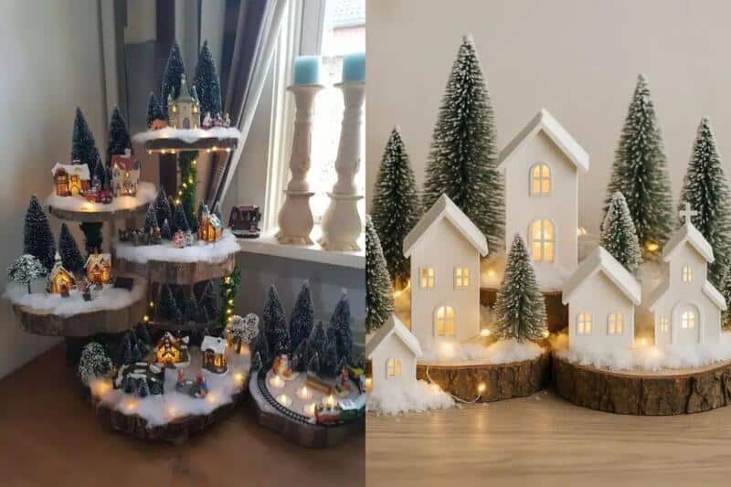 Crea y Decora tu Propio Pueblo de Navidad