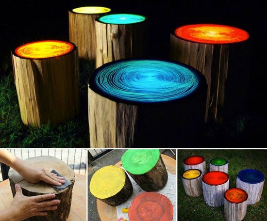 Ideas troncos iluminados 6