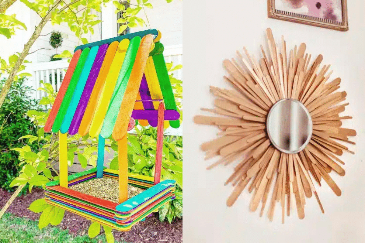 Manualidades Creativas con Palitos de Helado
