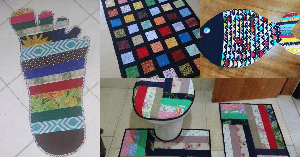 alfombra patchwork paso a paso