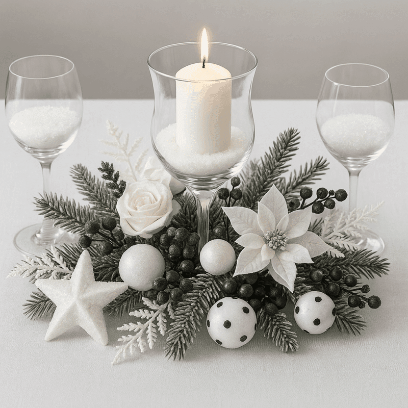 arreglos navidenos blancos 5