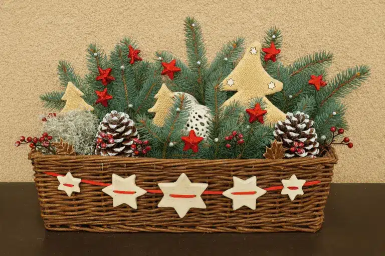 arreglos originales de cestas navidenas ideas 2