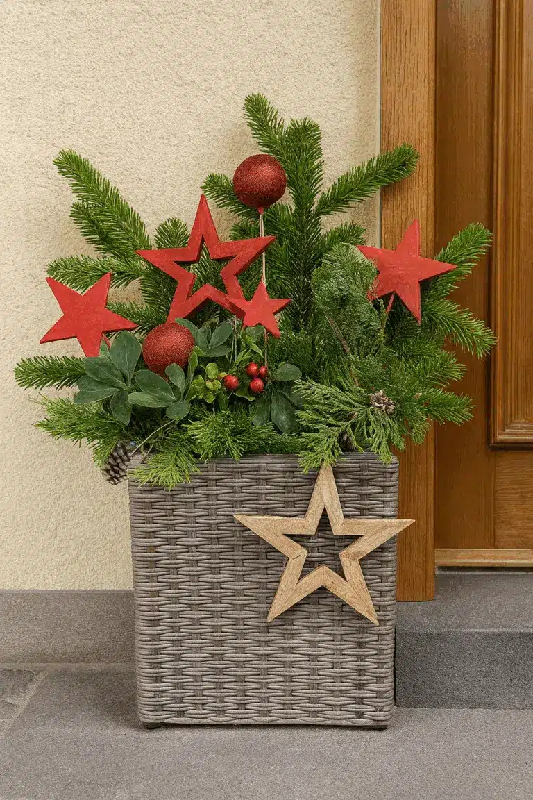 arreglos originales de cestas navidenas ideas 4
