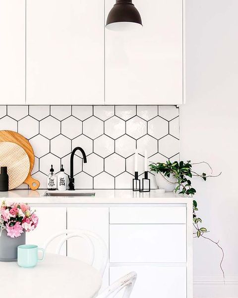 azulejos hexagonales en cocinas 6