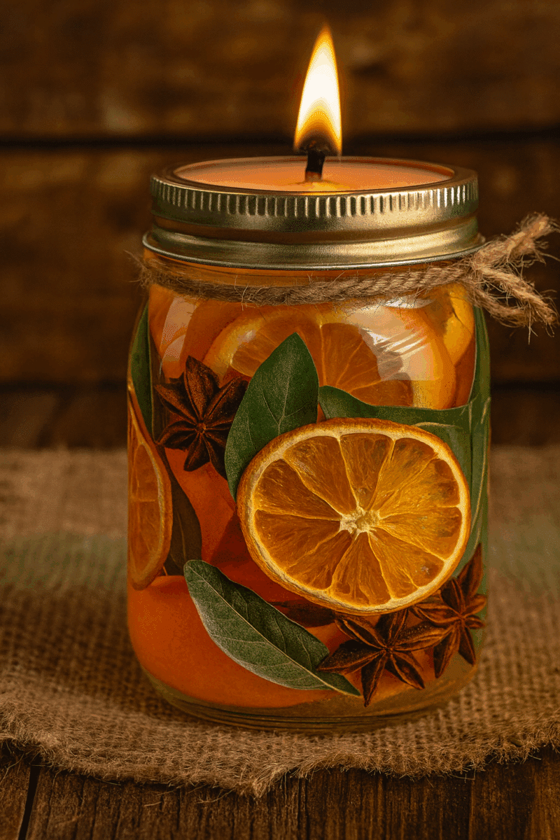 bellas lamparas navidenas con frascos 4