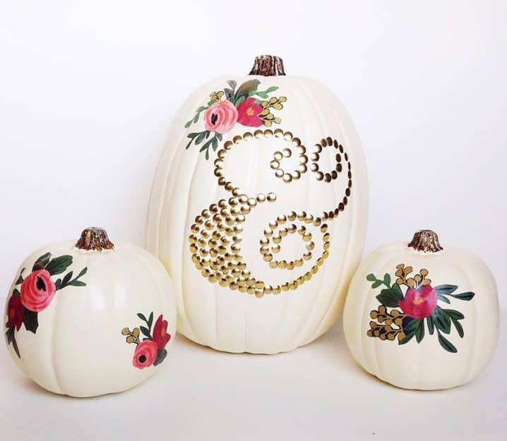 calabazas para decorar el otono 4