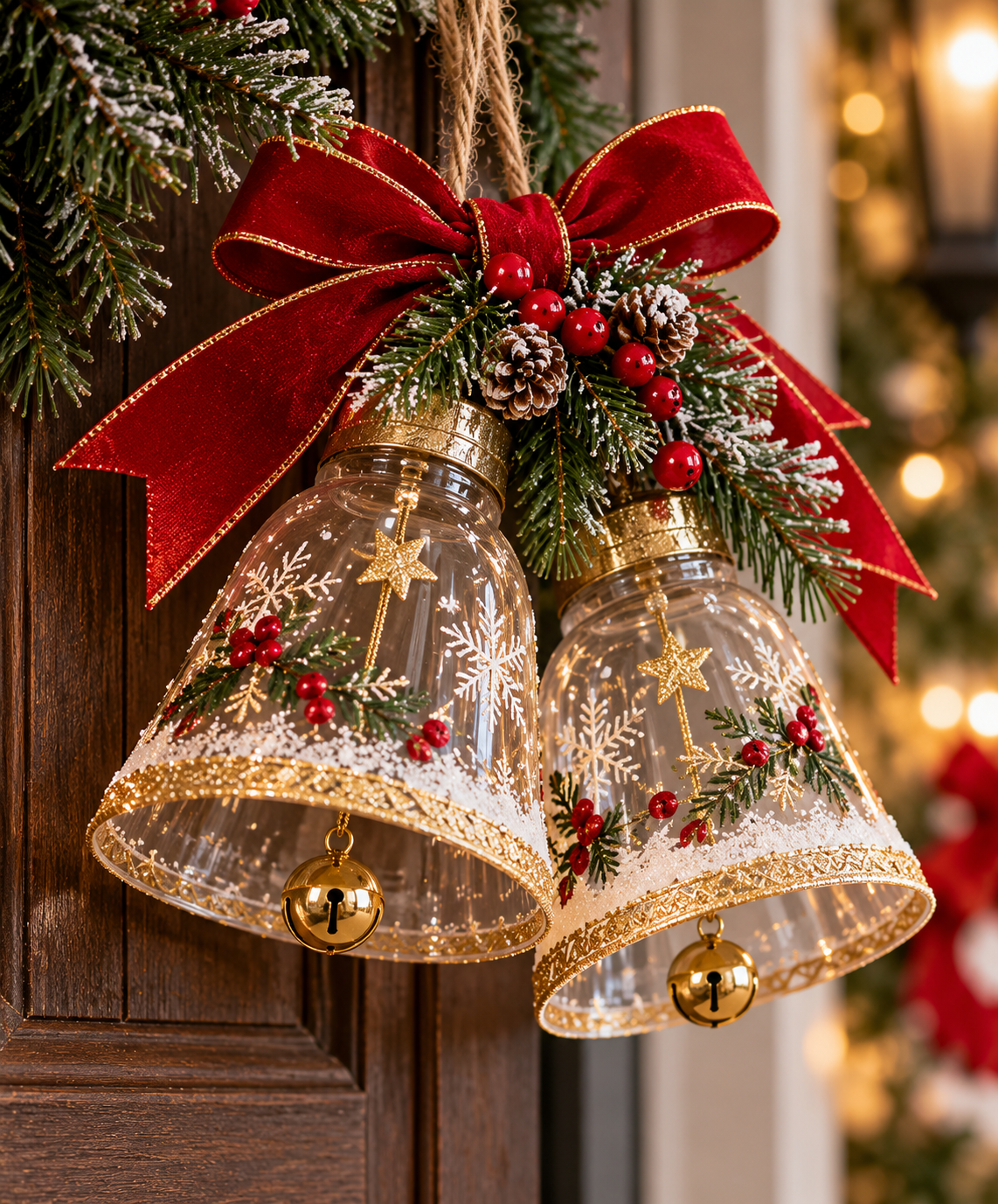 Campanas de Navidad hechas con botellas: ideas creativas, fáciles y económicas Campanas de Navidad hechas con botellas: ideas creativas, fáciles y económicas campanas de navidad hechas con botellas 2