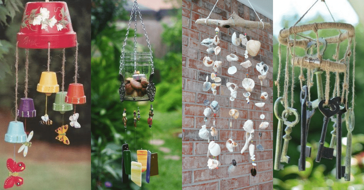 campanas de viento hechos en casa