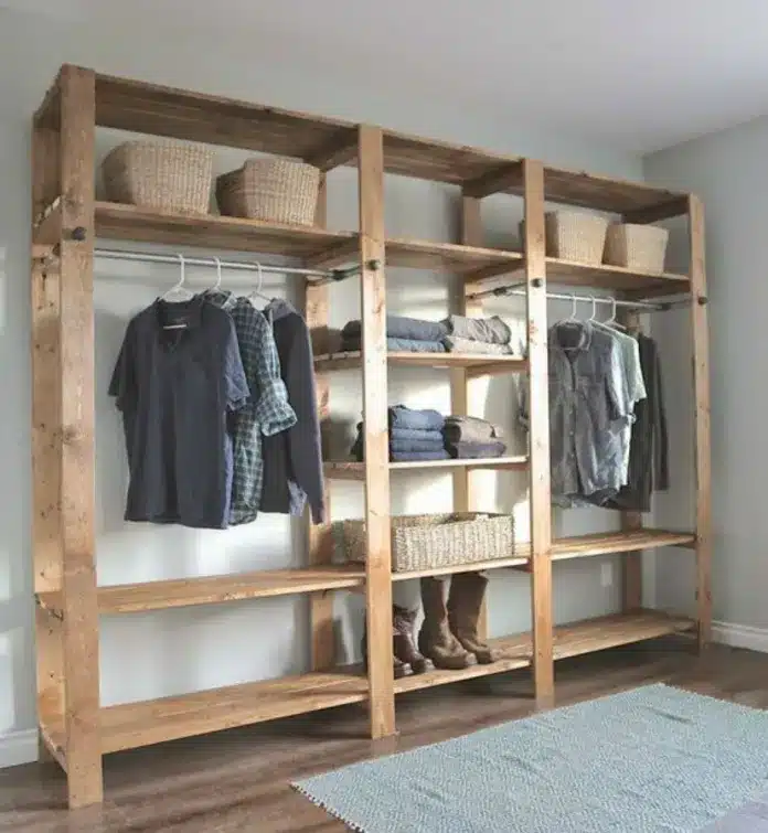 closets que puedes hacer con madera reciclada 2