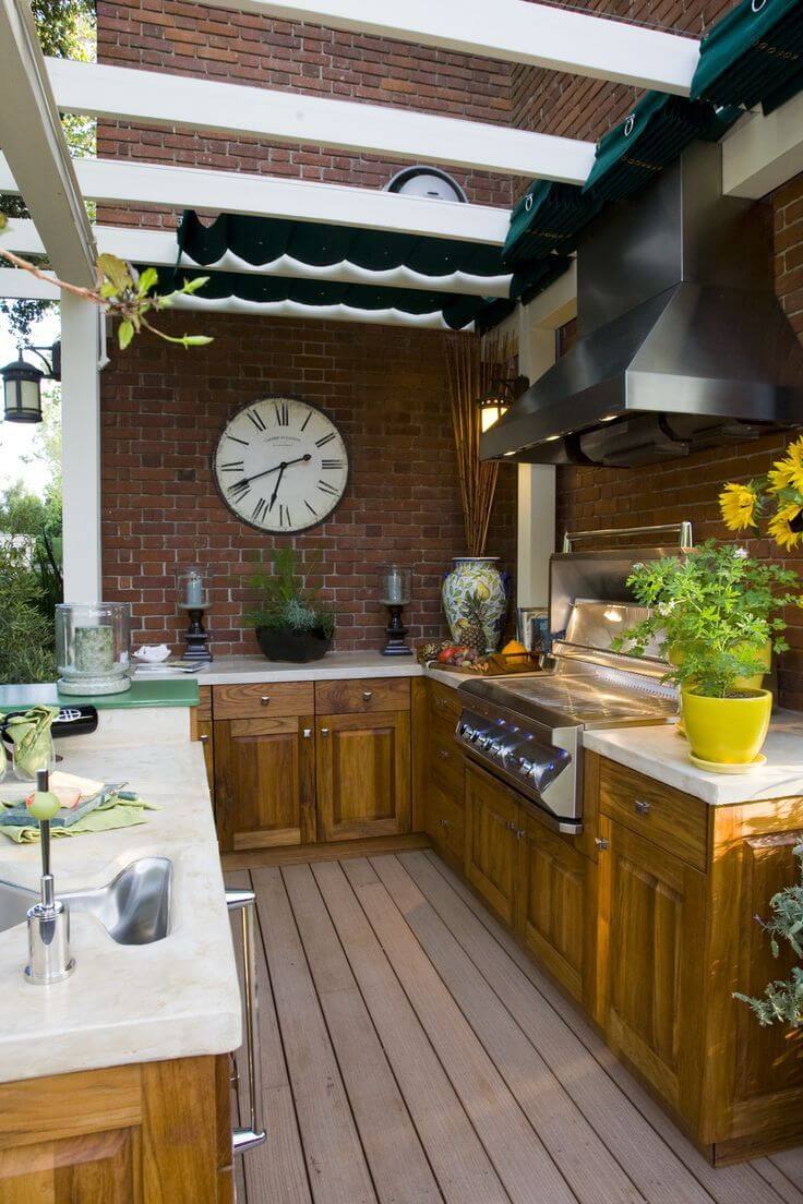 25+ Ideas Geniales para las Cocinas al Aire Libre