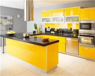 cocinas amarillas decoradas 6