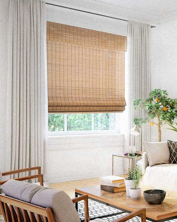 como decorar con cortinas de bambu 3