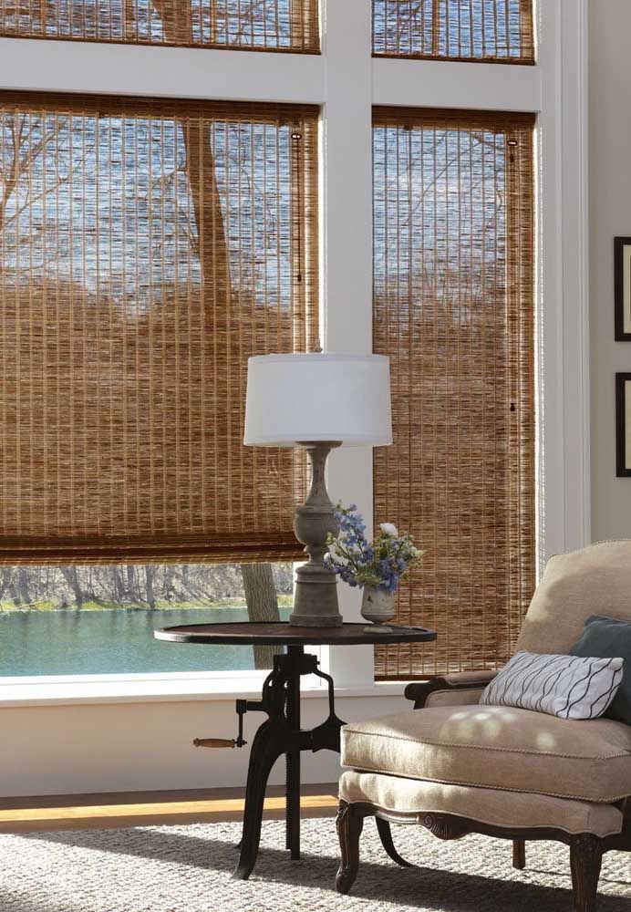 como decorar con cortinas de bambu 6