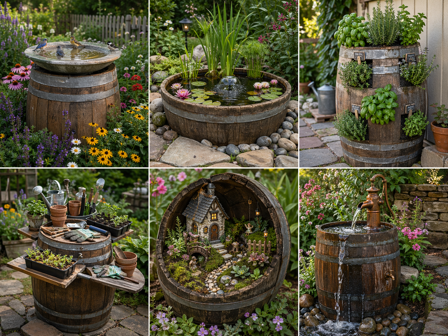 Cómo decorar un barril: ideas creativas para cualquier espacio Cómo decorar un barril: ideas creativas para cualquier espacio como decorar un barril ideas 4