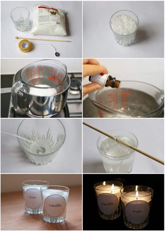 como hacer velas aromaticas