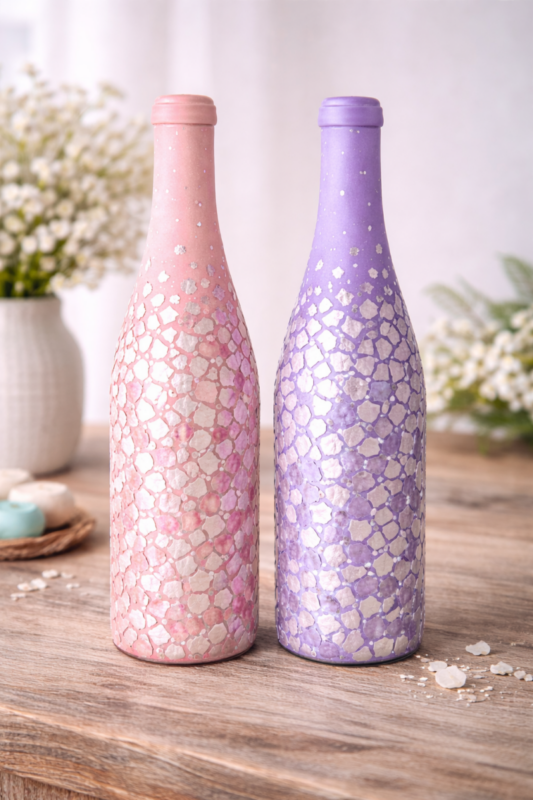 Cómo usar cáscaras de huevo para decorar botellas como usar cascaras de huevo para decorar botellas 2 scaled