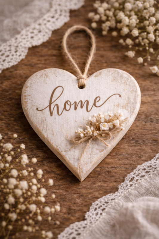 Corazones de madera decorados: ideas artesanales que llenan de alma cualquier espacio corazones de madera decorados 7 scaled