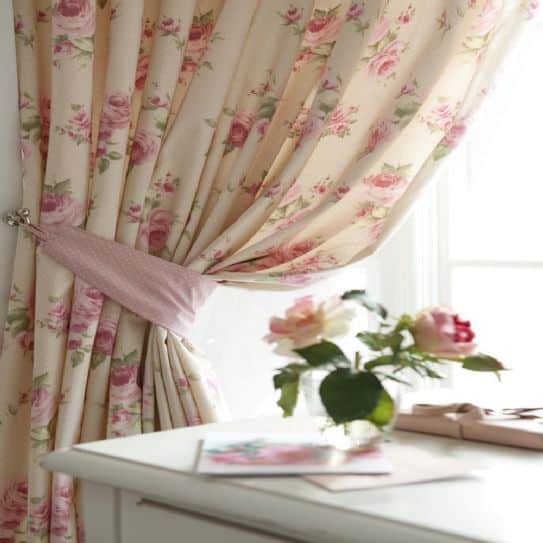 cortinas florales 13