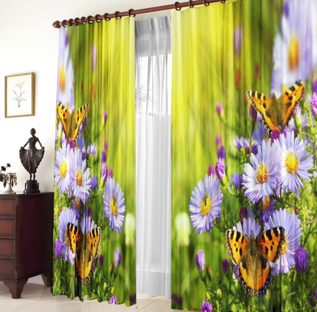 cortinas florales 2