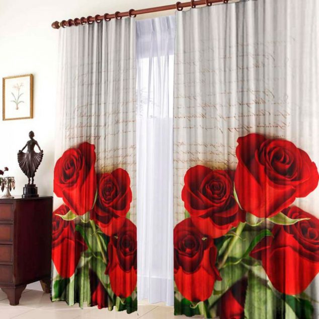 cortinas florales 3
