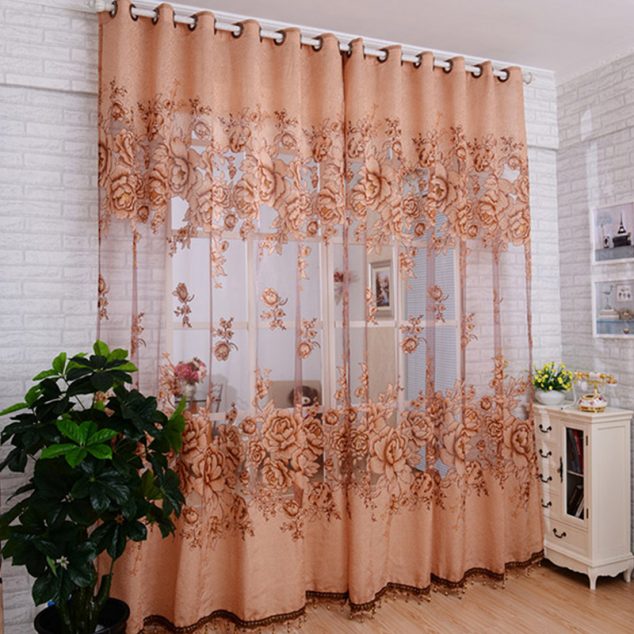 cortinas florales 5