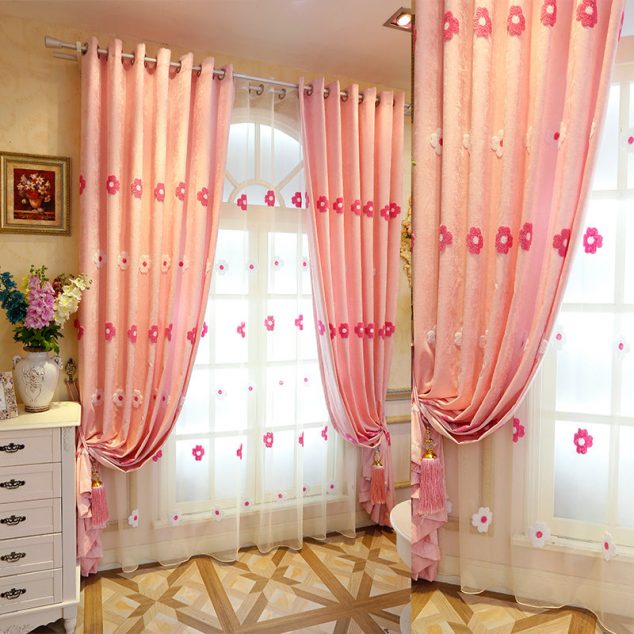 cortinas florales 9