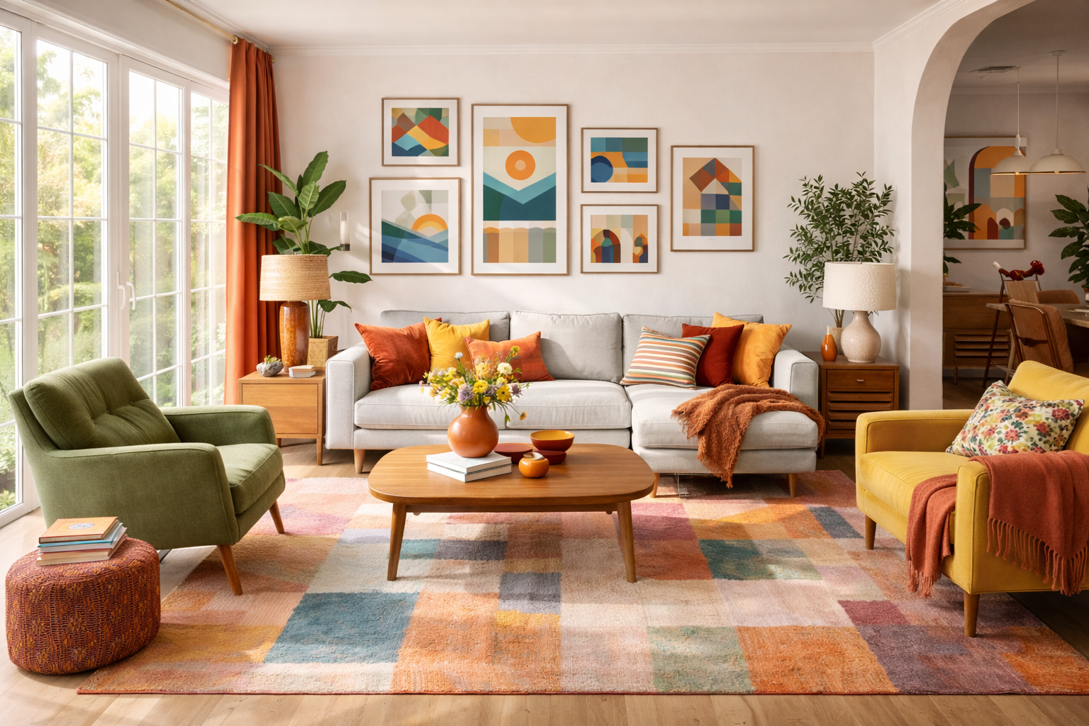 Decoración colorida para la sala: Ideas y consejos Decoración colorida para la sala: Ideas y consejos decoracion colorida para la sala 4