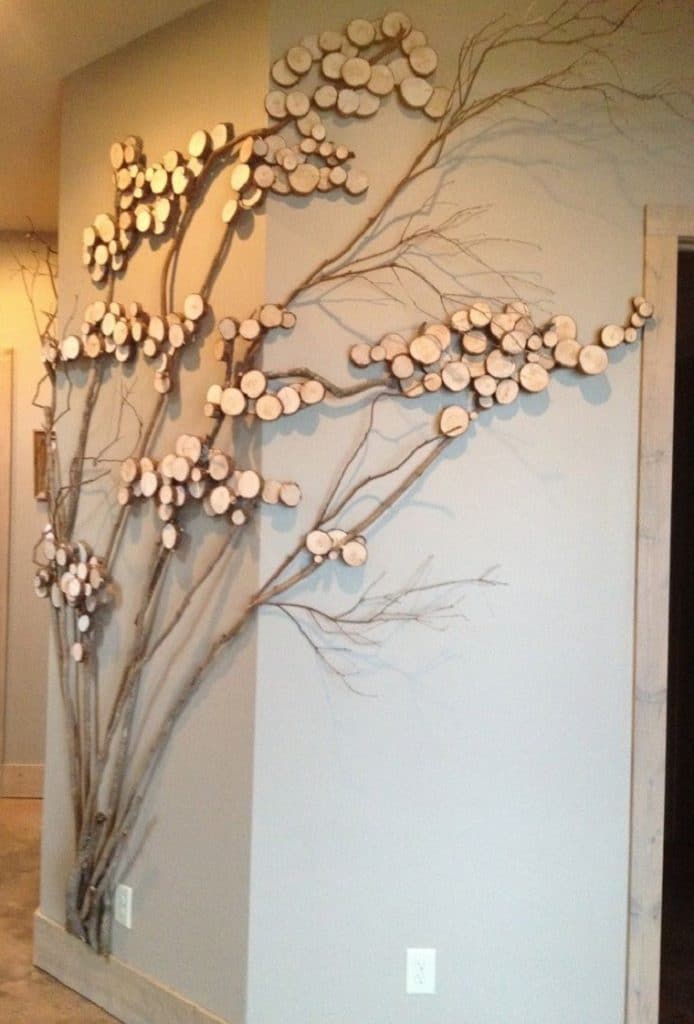 decoracion com ramas secas 13