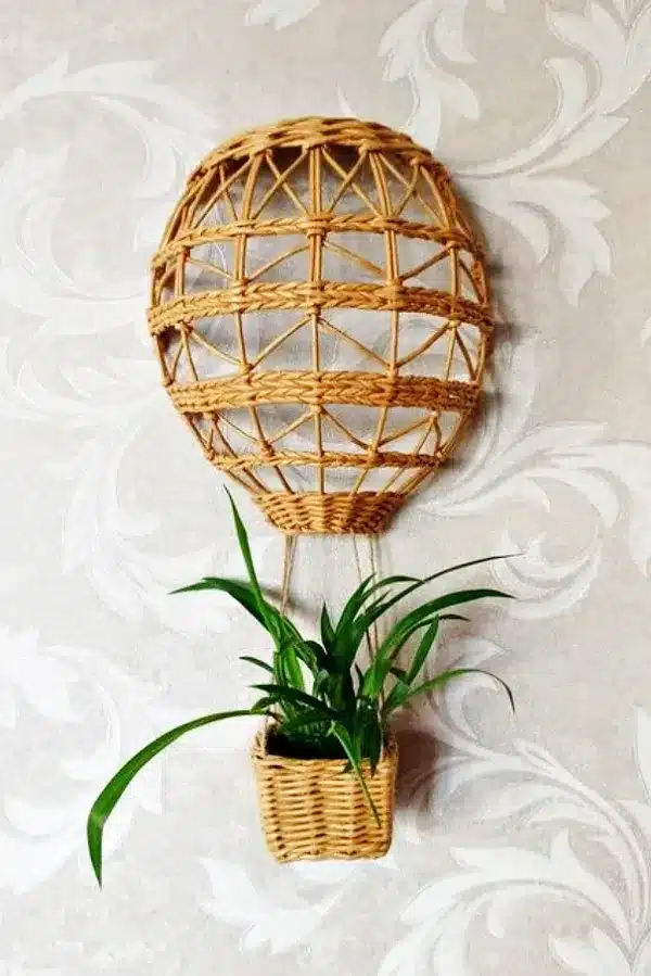decoracion creativa con cesteria