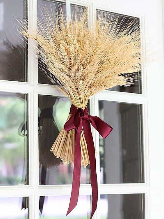 decoracion creativa con trigo seco 5
