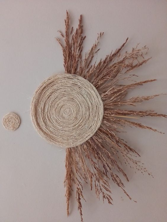 decoracion creativa con trigo seco 8