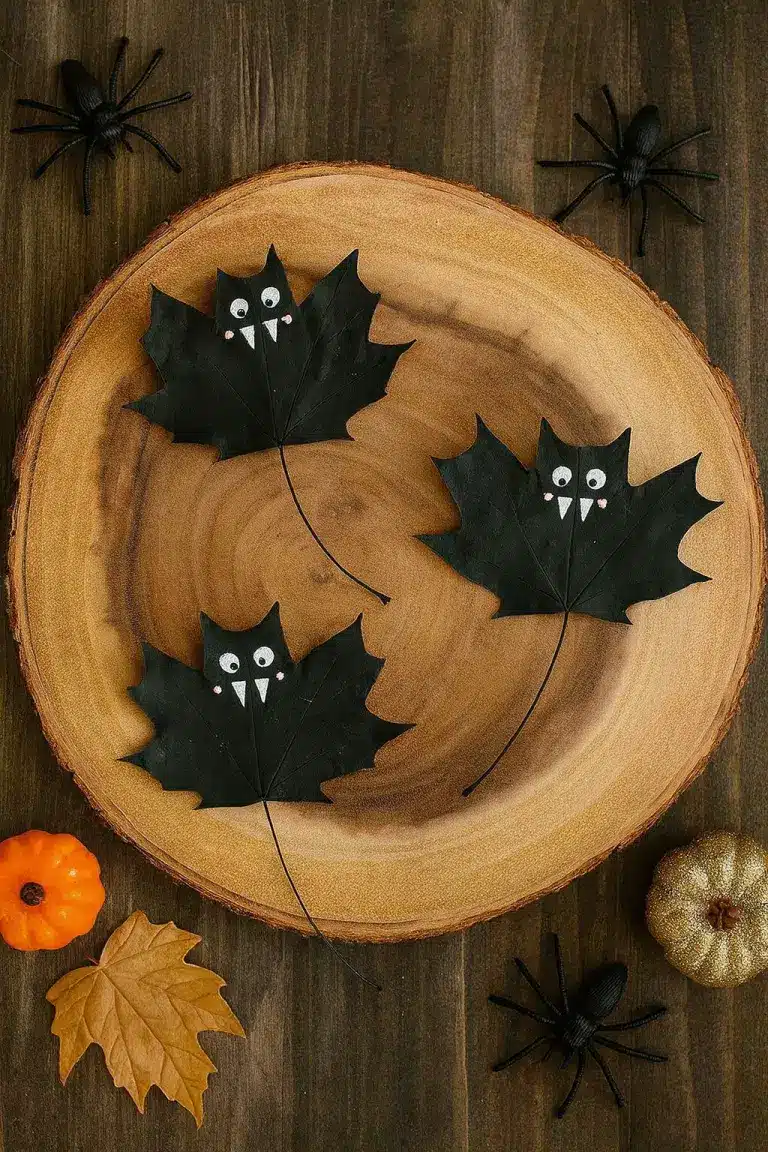 Decorar con hojas: Ideas geniales para Halloween decoracion creativa de halloween con hojas 5