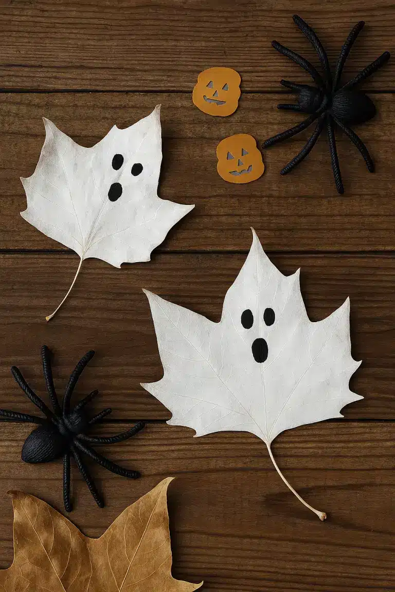 Decorar con hojas: Ideas geniales para Halloween decoracion creativa de halloween con hojas 6