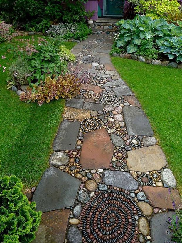 decoracion de jardin con piedras 9