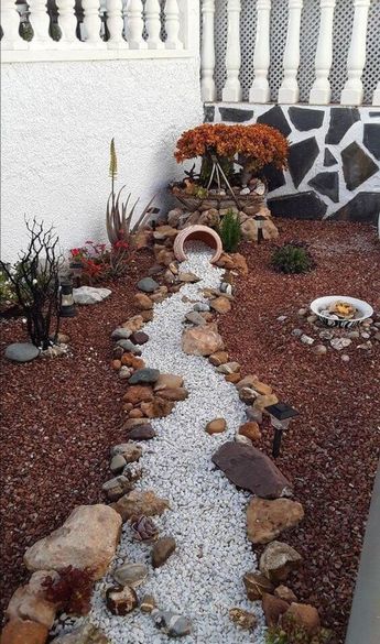 decoracion de jardines con piedras naturales 1