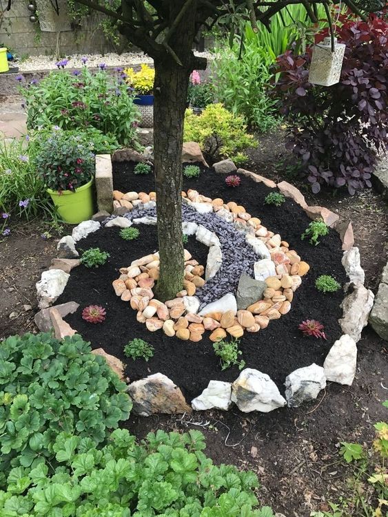 decoracion de jardines con piedras naturales 5