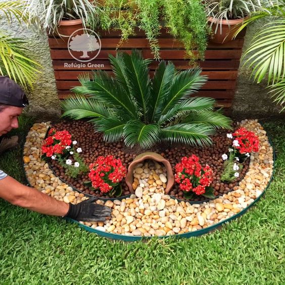 decoracion de jardines con piedras naturales