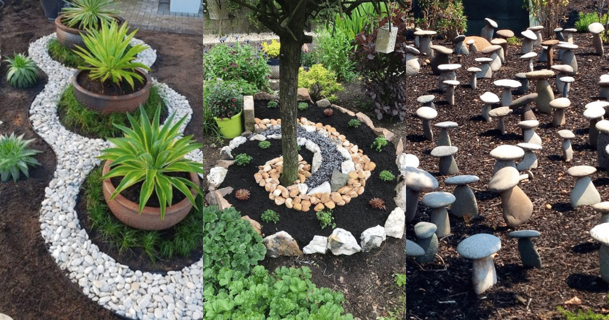 decoracion de jardines con piedras naturales