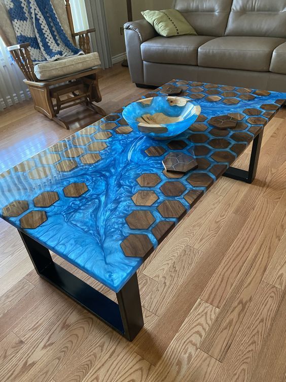 decoracion de tu hogar con las mesas de resina 6