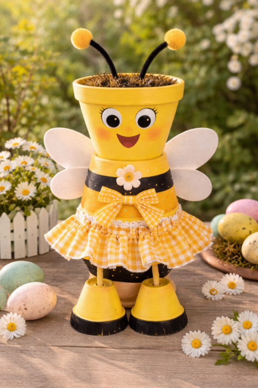 Ideas Únicas de Decoraciones de Pascua con Macetas de Terracota decoraciones de pascua con macetas de terracota 2 scaled