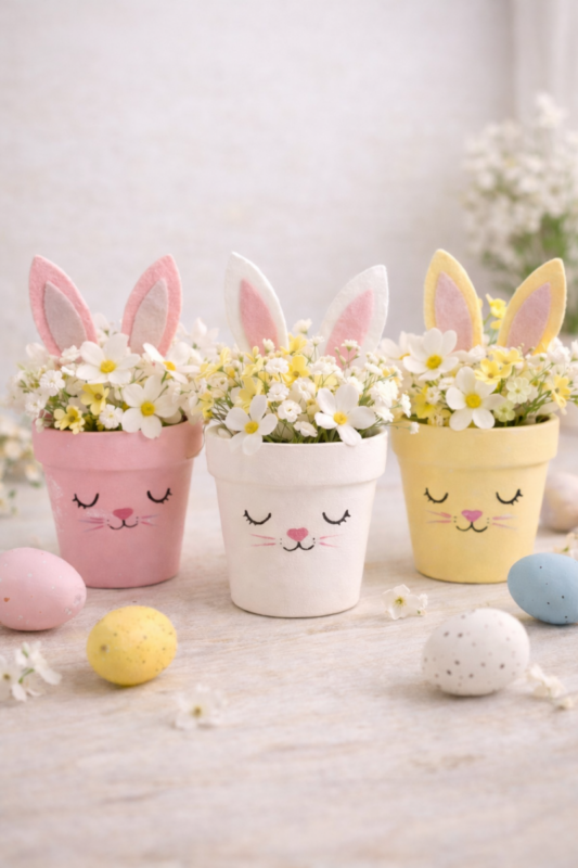 Ideas Únicas de Decoraciones de Pascua con Macetas de Terracota decoraciones de pascua con macetas de terracota 4 scaled