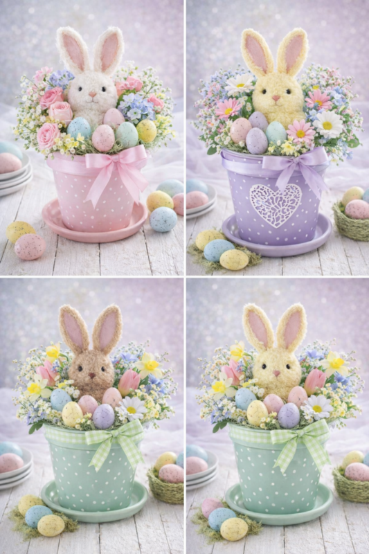 Ideas Únicas de Decoraciones de Pascua con Macetas de Terracota decoraciones de pascua con macetas de terracota 5 scaled