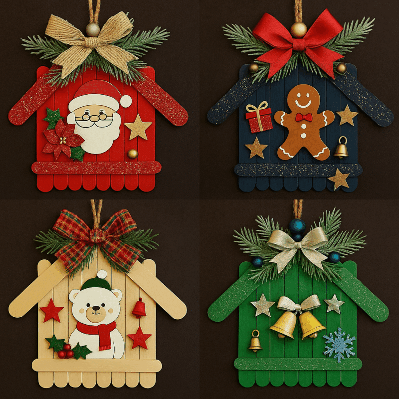 decoraciones navidenas con palitos de helado 5