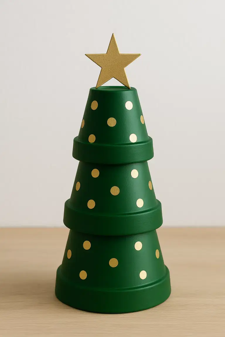 decoraciones navidenas en macetas de barro 4