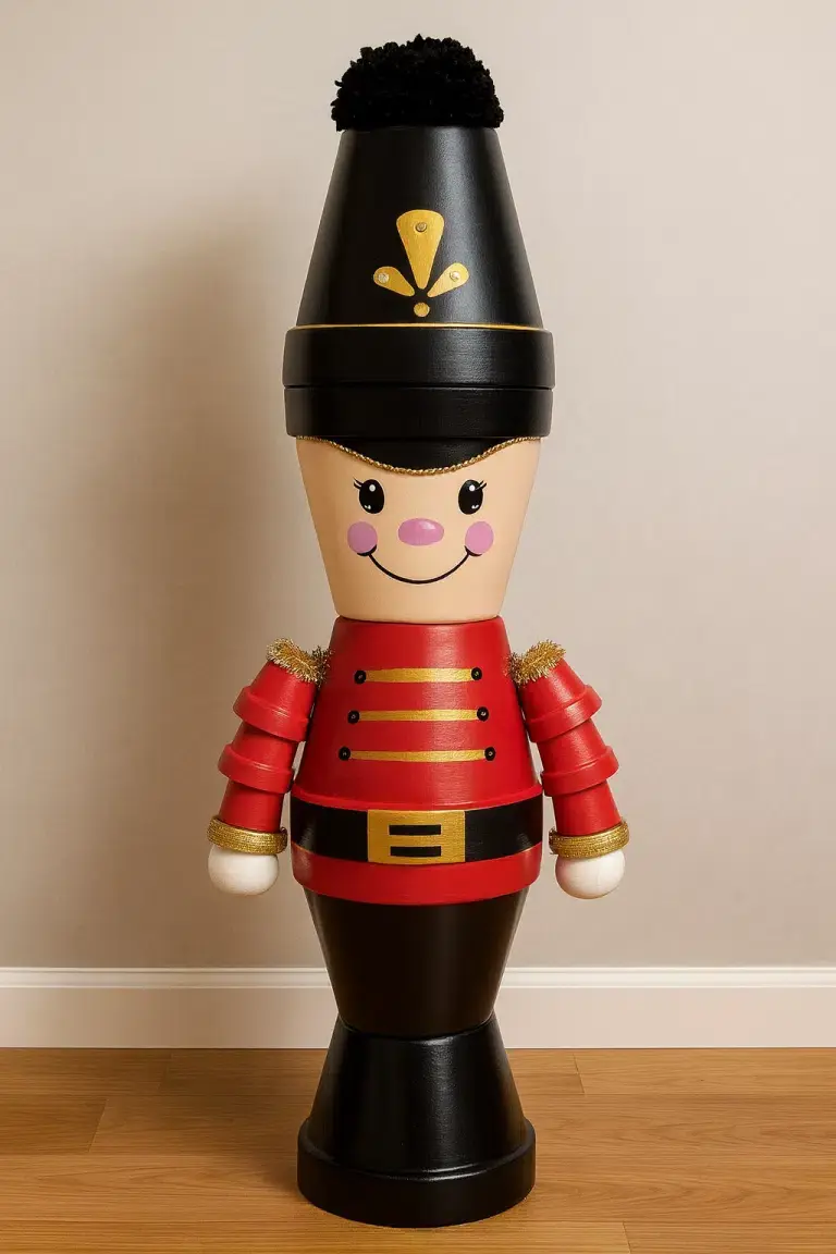 decoraciones navidenas en macetas de barro 6