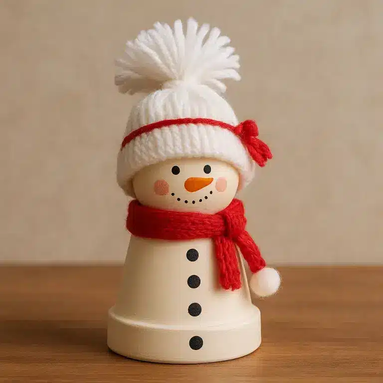 decoraciones navidenas en macetas de barro 8