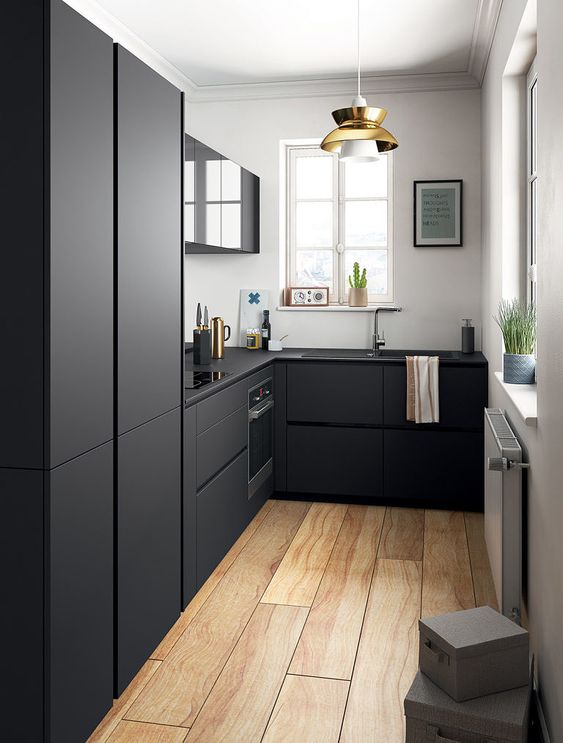 decorar cocinas con el color negro 6